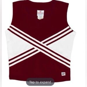 CHEER UNIFORM 🎀🏈🏀 Maroon and White. NWOT in original box.